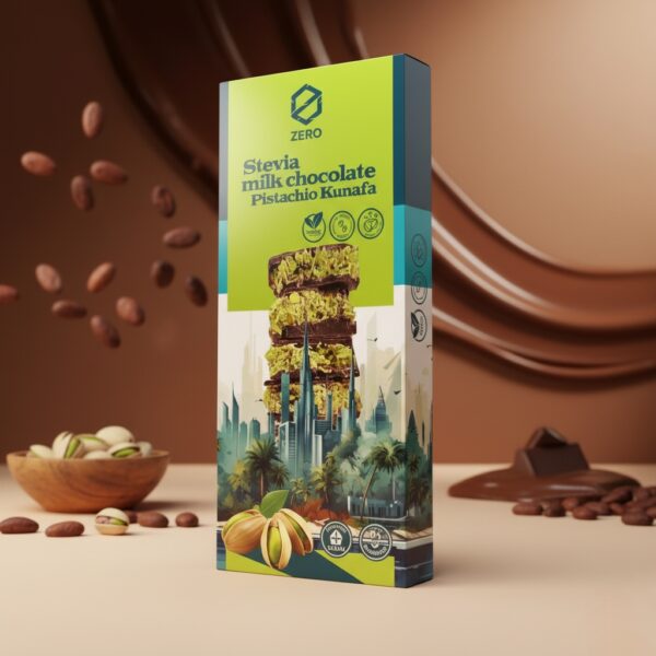 Zero Dubai Milk Chocolate With Pistachio & Kunafa 100g