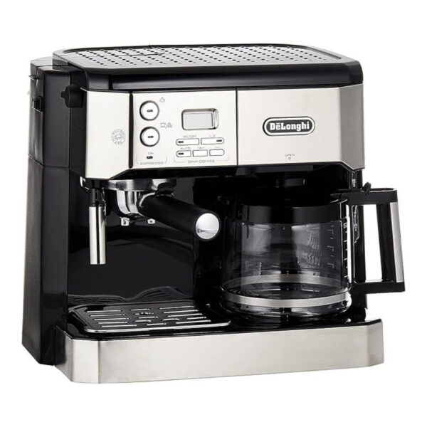 De'Longhi BCO431.S Dual Function Coffee Machine Espresso And Drip Coffee,Espresso Machine,Silver/Black (international warranty)  ماكينة تحضير القهوة