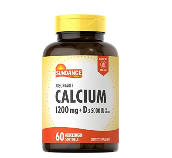 SunDance Calcium 1200mg+d3 60softgels