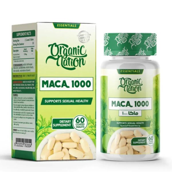 Organic Nation Maca 1000 - 60Tabs