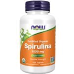 Now Spirulina 1000 mg120 Organic Tablets