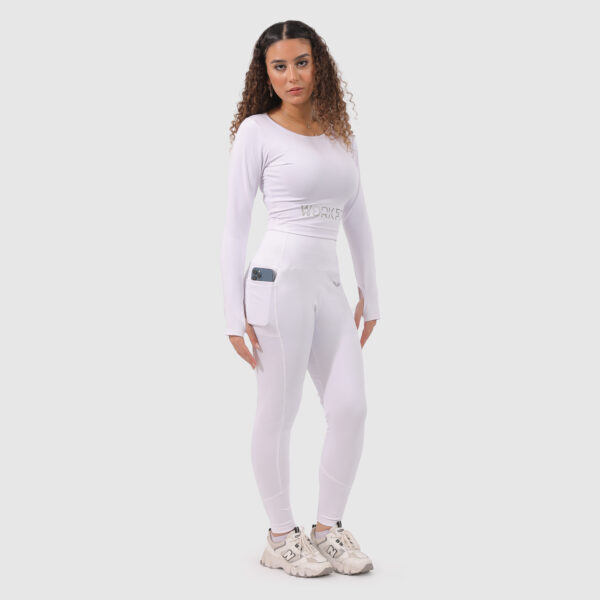 WHITE RUNNER TRAINING SUIT