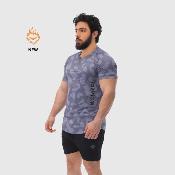 NAVY GRAY ARMY T-SHIRT