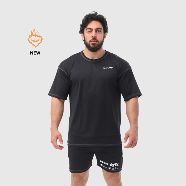 BLACK WORKFIT CLASSIC T-SHIRT