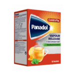Panadol Cold Plus Flu Vapour Release Hot Lemon & Honey Flavor 10 x 6 gr