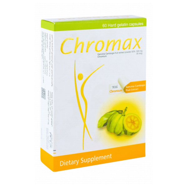 Chromax Garcinia Cambogia Fruit Extract Powder & Chromium Weight Loss Supplement 60 capsules