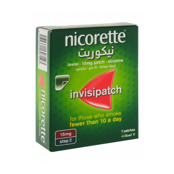 Nicorette Invisipatch 15mg Nicotine Patches 7 per pack