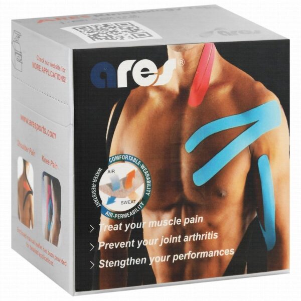 Ares Water-Resistant Blue Kinesiology Tape (5cmx5m) 1 pcs
