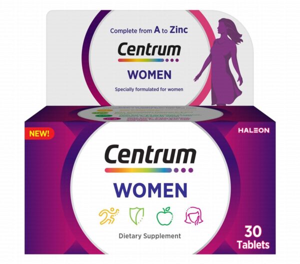 Centrum Women Multivitamin & Mineral Supplement 30 tablets