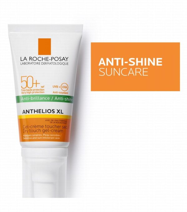La Roche-Posay Anthelios XL Anti-Shine Dry Touch Sunscreen for Sensitive & Sun Intolerant Skin SPF50+ - non comedogenic 50 ml
