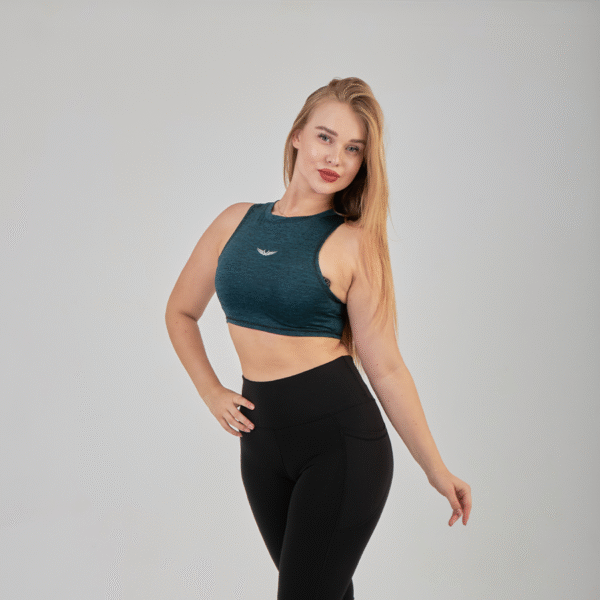 DARK GREEN TANK TOP