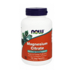 Now Magnesium Citrate Nervous System & Energy Supplement 120 capsules