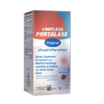 Limitless Fortalase 60mg Alpha Amylase Syrup Toffee Cream Flavor 80 ml