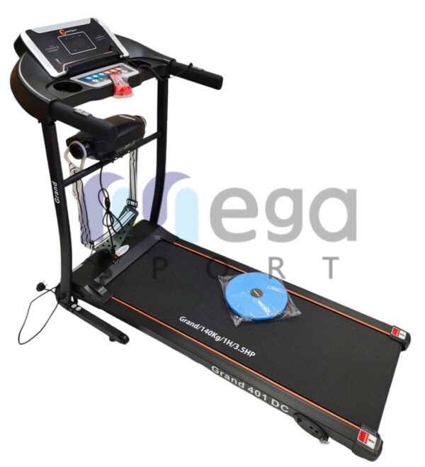 DC Treadmill Mega Fox (125 kg) + Accessories