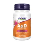 NOW Vitamin A & D 100 Veg Capsules