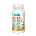 Now Kids DHA Fish Oil omega-3 with fruit flavor  60 Chewable Softgels