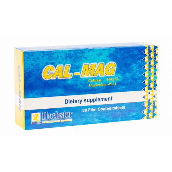 Cal-Mag 140mg Calcium & 45mg Magnesium Supplement 30 tablets