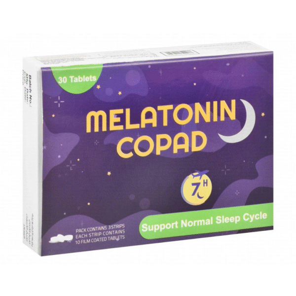 Melatonin Copad Normal Sleep Support Supplement 30 tablets