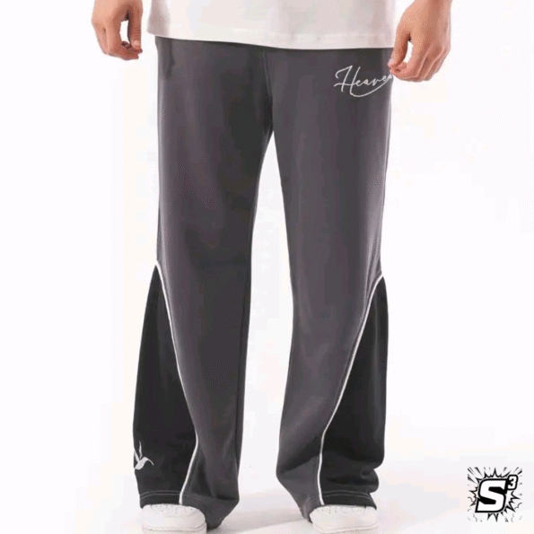 Relaxed Fit Oversized 100% Cotton Trousers