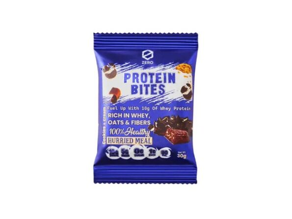 قطع بروتين زيرو كوكيز آند كريم 10 غ بروتين - 30 غ