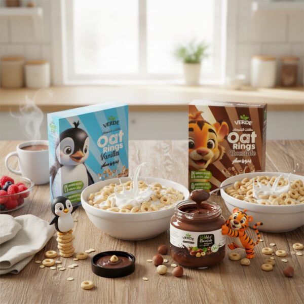 Healthy Breakfast Bundle 2 Oat Rings + 1 Chocolate Spread