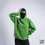 LIGHT GREEN OVERSIZED BASIC HOODIE