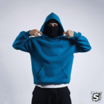 هودي بيزك لبني اوڤرسايز