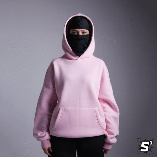 هودي بيزك بينك اوڤرسايز