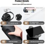 3-in-1 Sports Water Bottle Set (2L + 900ml + 300ml) – Motivational Time Marker Design - Image 3