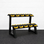 2-Tier Dumbbell Rack (Holds 20 Dumbbells) - Image 2