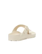 SKECHERS Sculpted-Accent Flatform Thong Sandals - Chalk - Image 4