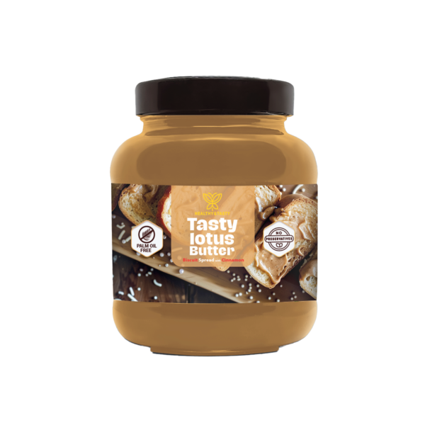 هيلثي آند تيستي زبدة لوتس صحية 375 جرام