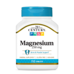 21st Century, Magnesium, 250mg, 110 Tablets, 110 Servings