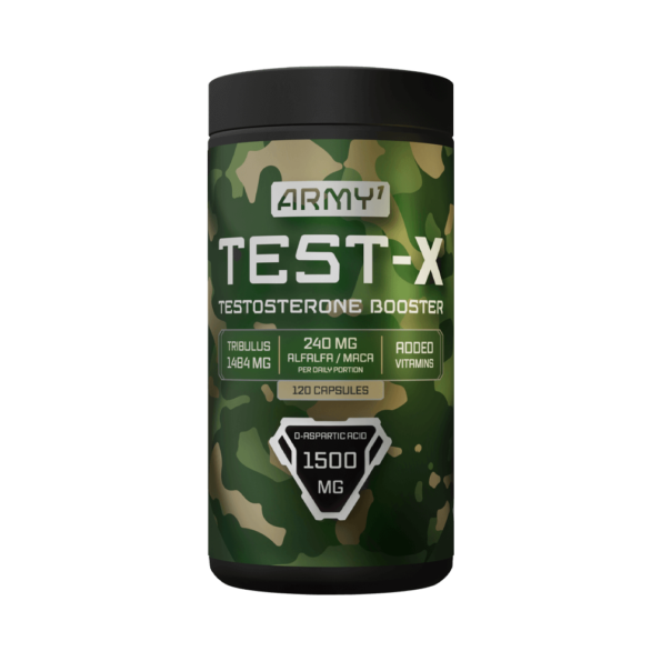 ARMY 1, Test-X, 120 Capsules, 40 Servings