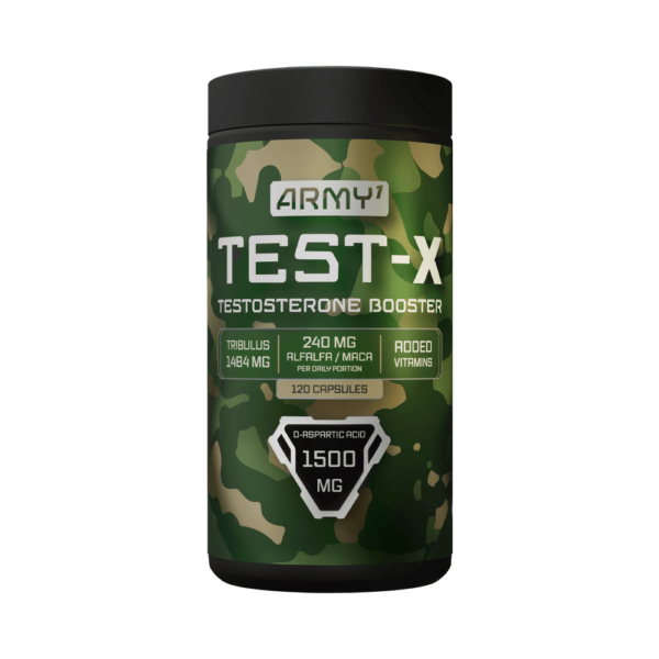 ARMY 1, Test-X, 120 Capsules, 40 Servings