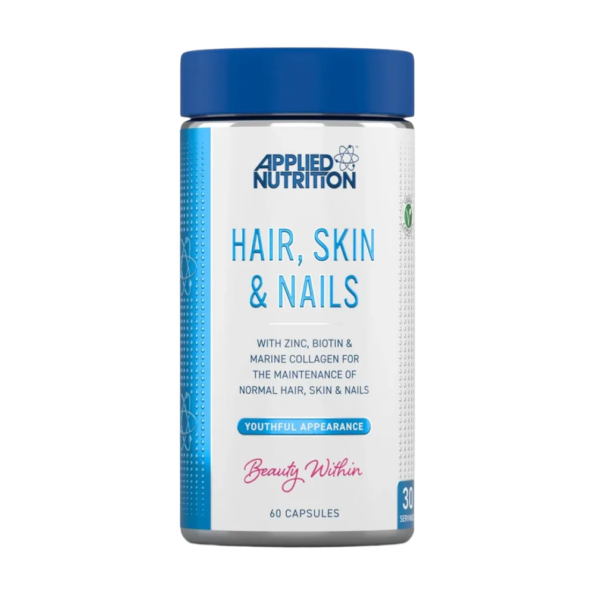 Applied Nutrition, Hair, Skin & Nails, 60 Capsules, 30 Servings