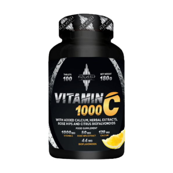 Azgard Nutrition, Vitamin C-1000, 100 Tablets, 100 Servings