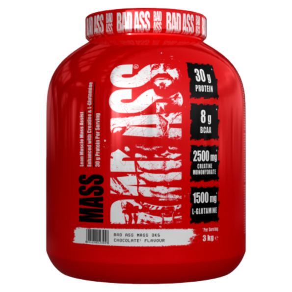 BadAss Nutrition, Mass, 3kg, 30 Servings