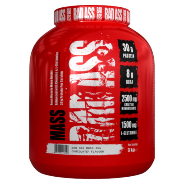 BadAss Nutrition, Mass, 3kg, 30 Servings
