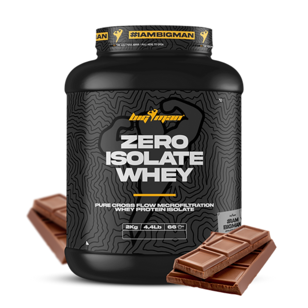 BigMan-Zero-Isolate-Whey-2kg-60-Servings-Chocolate BigMan, Zero Isolate Whey, 2kg, 60 Servings
