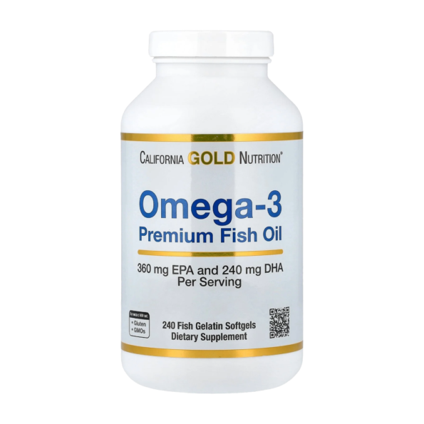 California Gold Nutrition, Omega-3, 240 Softgels, 120 Servings