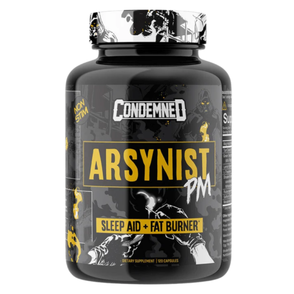 Condemned Labz, Arsynist PM Sleep Aid + Fat Burner, 120 Capsules, 30 servings