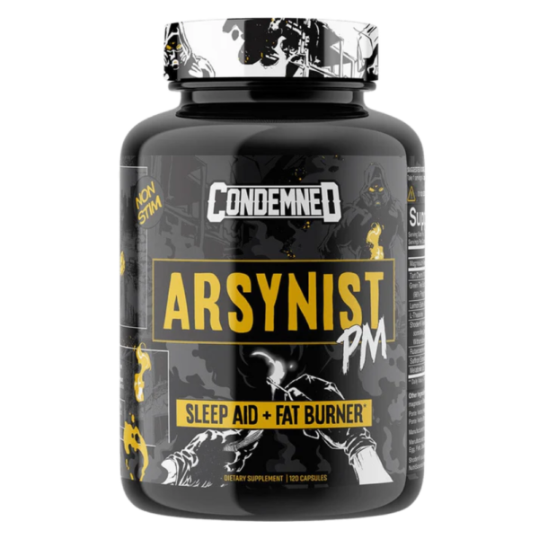 Condemned Labz, Arsynist PM Sleep Aid + Fat Burner, 120 Capsules, 30 servings