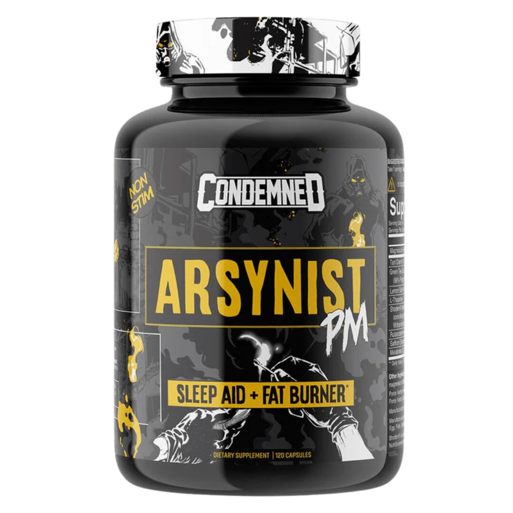 Condemned-Labz-Arsynist-PM-Sleep-Aid-Fat-Burner-120-Capsules-30-servings Condemned Labz, Arsynist PM Sleep Aid + Fat Burner, 120 Capsules, 30 servings