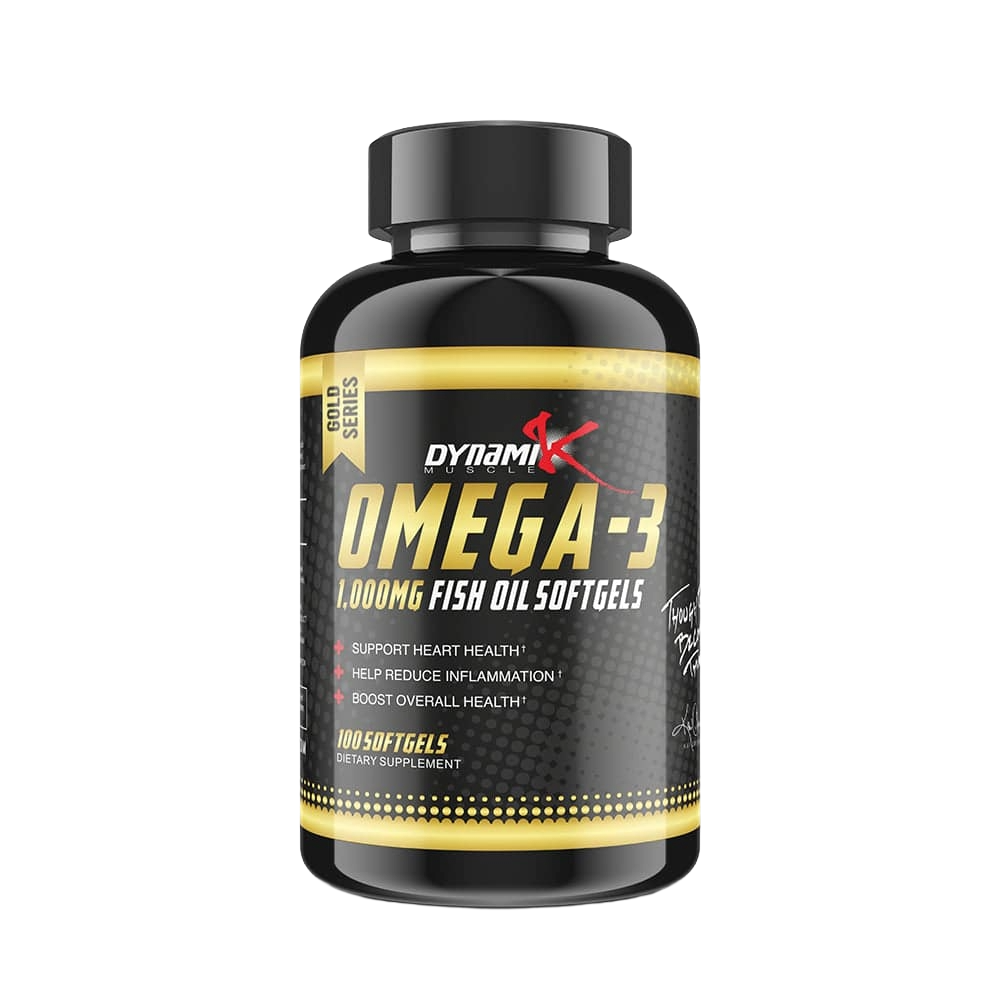 Dynamik-Muscle-Omega-3-100-Capsules-100-Servings Dynamik Muscle, Omega-3, 100 Capsules, 100 Servings