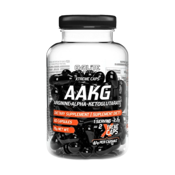 Evolite Nutrition, AAKG, 60 Capsules, 30 Servings