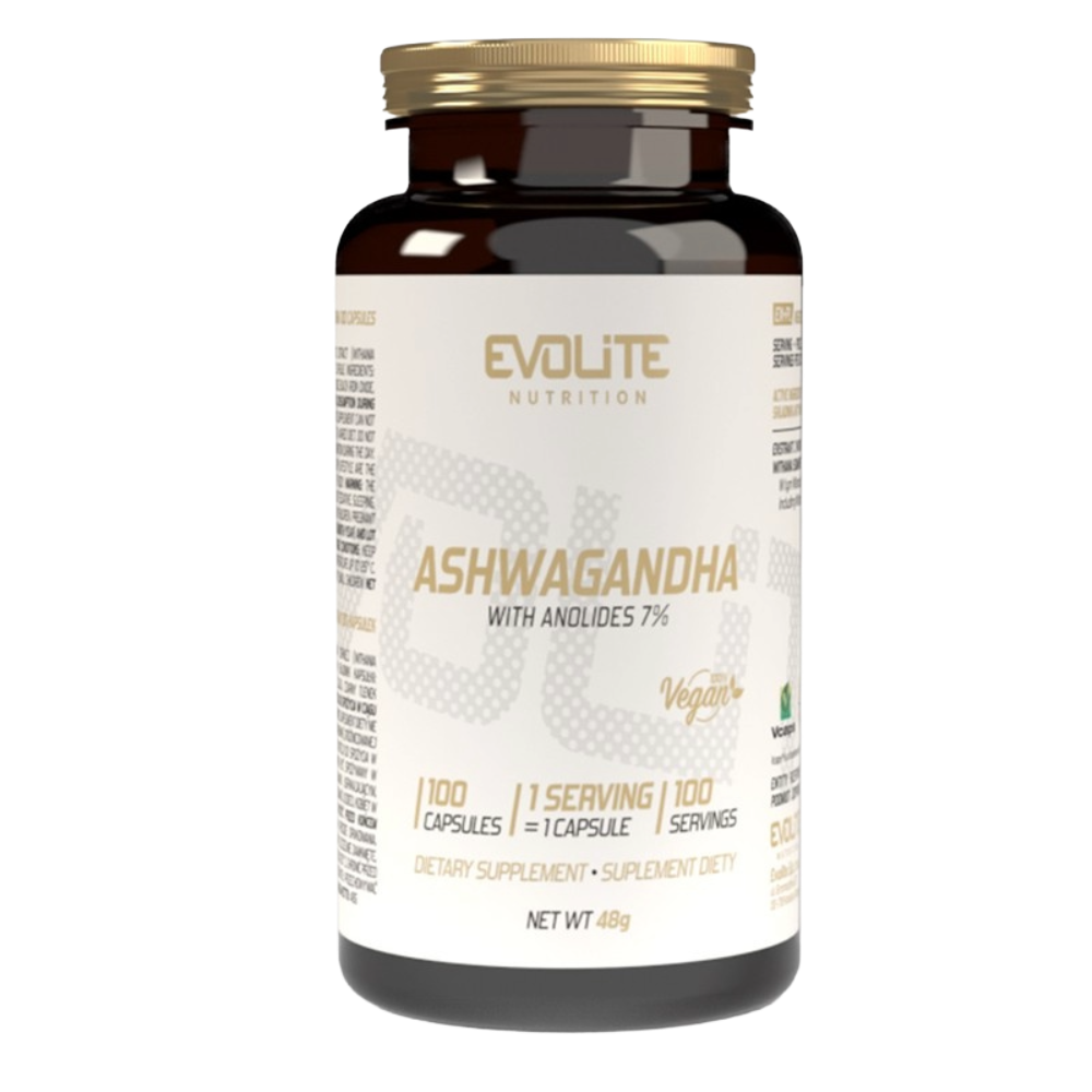 Evolite-Nutrition-Ashwagandha-100-Capsules-100-Servings Evolite Nutrition, Ashwagandha, 100 Capsules, 100 Servings