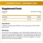 Kevin Levrone, Gold L-Arginine 1000, 120 Tablets, 60 Servings