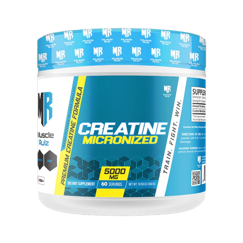MUSCLE-RULZ-Creatine-Monohydrate-Unflavored-300g-60-Servings MUSCLE RULZ, Creatine Monohydrate, Unflavored, 300g, 60 Servings