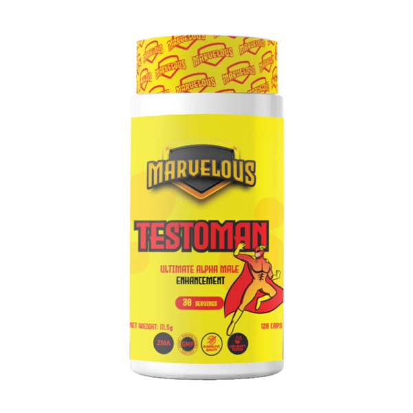 Marvelous Nutrition, Testoman, 120 Capsules, 30 servings